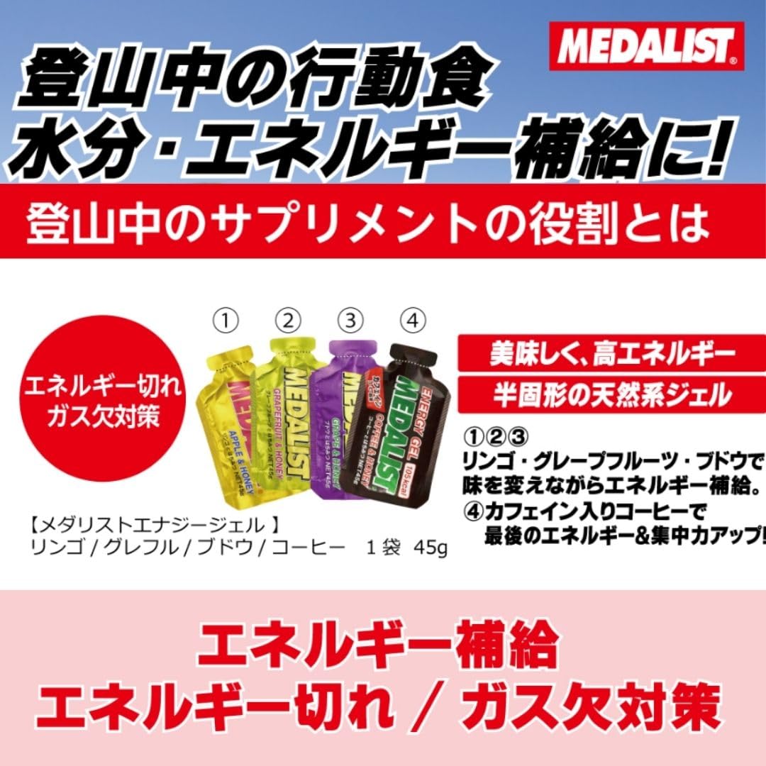 Amazon.co.jp: メダリスト エネルギージェルおためし3味 3袋セット
